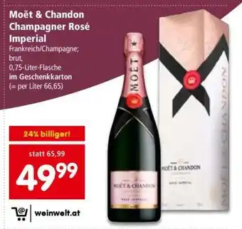 Moët & Chandon Champagner Rosé Impérial