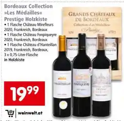 Interspar Bordeaux Collection Les Médailles Prestige Holzkiste Angebot
