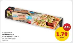 PENNY PENNY READY BACKFERTIGER PIZZATEIG MIT SAUCE Angebot