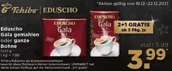Unimarkt Eduscho Gala Gemahlen Oder Ganze Bohne 500g Angebot