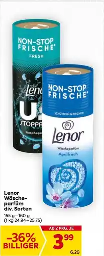Billa Lenor wäsche parfüm Angebot