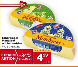 Billa Schärdinger Mondseer od. Jausenkäse Angebot