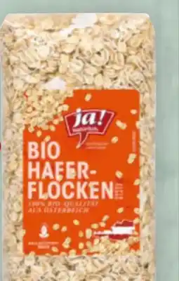 Billa ja!natürlich Bio-Haferflocken Angebot