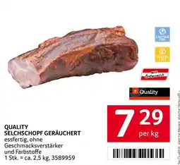 Transgourmet Quality selchschopf geräuchert Angebot
