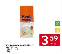 Transgourmet Ben's original langkornreis Angebot