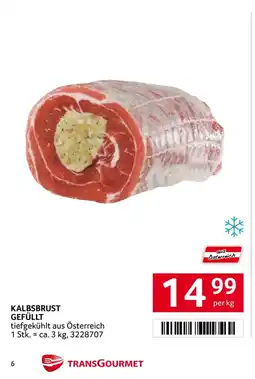 Transgourmet Kalbsbrust gefüllt Angebot
