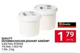 Transgourmet Quality österreichisches joghurt gerührt Angebot