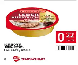 Transgourmet Inzersdorfer leberaufstrich Angebot