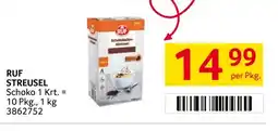 Transgourmet RUF STREUSEL Schoko Angebot