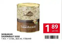 Transgourmet Seeburger sauerkraut dose Angebot