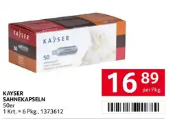 Transgourmet Kayser sahnekapseln Angebot