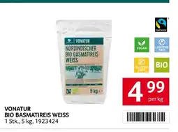 Transgourmet Vonatur bio basmatireis weiss Angebot