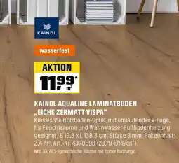 OBI Kaindl aqualine laminatboden Angebot