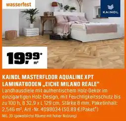 OBI Kaindl masterfloor aqualine xpt laminatboden Angebot