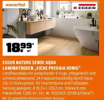 OBI Egger nature sense aqua Angebot