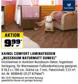 OBI Kaindl comfort laminatboden Angebot