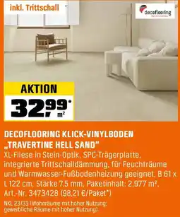 OBI Decoflooring klick vinylboden Angebot
