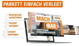 OBI Parkett einfach verlegt Angebot