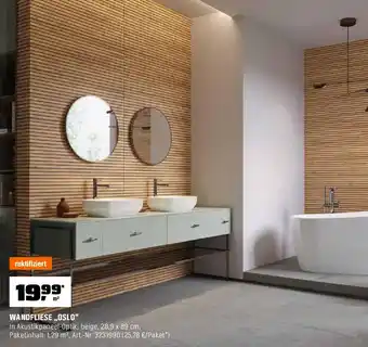 OBI Wandfliese oslo Angebot
