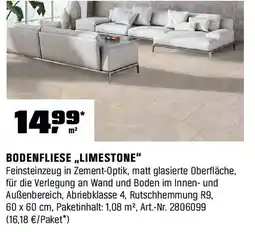 OBI Bodenfliese limestone Angebot