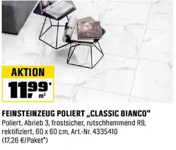 OBI Feinsteinzeug poliert classic bianco Angebot