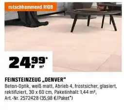 OBI Feinsteinzeug denver Angebot