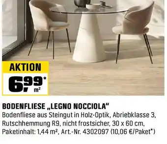 OBI Bodenfliese legno nocciola Angebot