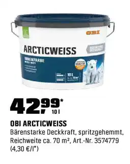 OBI Obi arcticweiss Angebot