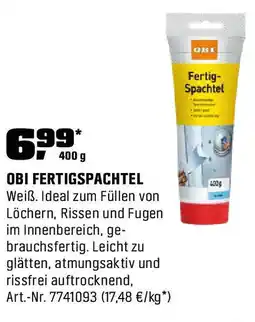 OBI Obi fertigspachtel Angebot