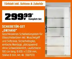 OBI Schiebetür set ontario Angebot