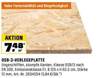 OBI Osb-3-verlegeplatte Angebot