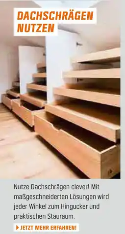 OBI Dachschrägen nutzen Angebot