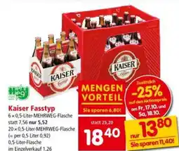 Interspar Kaiser Fasstyp Angebot
