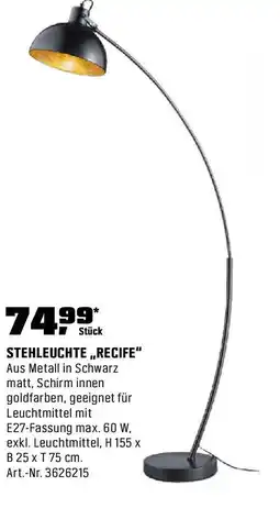 OBI Stehleuchte recife Angebot