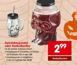 Interspar Getränkespender oder Henkelbecher Angebot