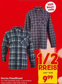 Interspar Herren Flanellhemd Angebot