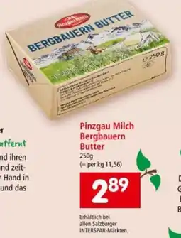 Interspar Pinzgau Milch Bergbauern Butter Angebot