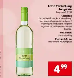 Interspar Erste Versuchung Jungwein Angebot