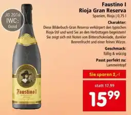 Interspar Faustino I Rioja Gran Reserva Angebot