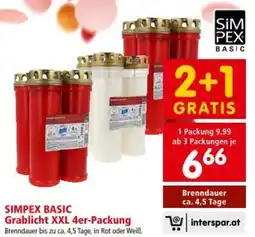 Interspar Simpex basic grablicht xxl Angebot
