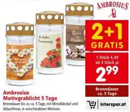 Interspar Ambrosius Motivgrablicht Angebot