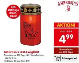 Interspar Ambrosius LED Ewiglicht Angebot