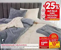 Interspar Teddy Bettwäsche oder Teddy Kuscheldecke Angebot