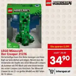 Interspar LEGO Minecraft Der Creeper Angebot