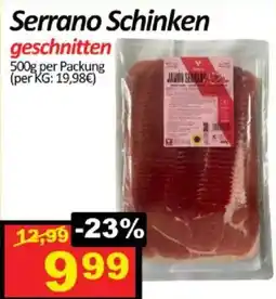 Wurstico Serrano Schinken Angebot