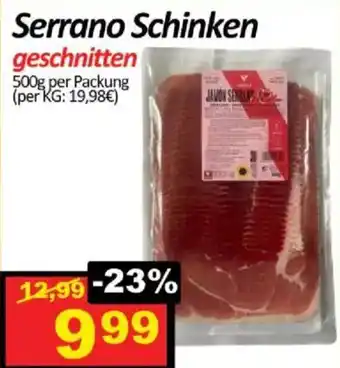 Wurstico Serrano Schinken Angebot