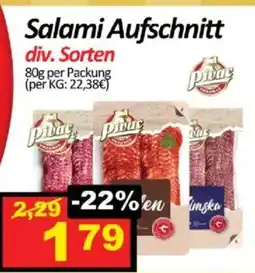 Wurstico Salami Aufschnitt Angebot