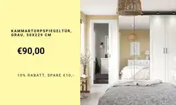 IKEA Kammartorpspiegeltür, grau, Angebot