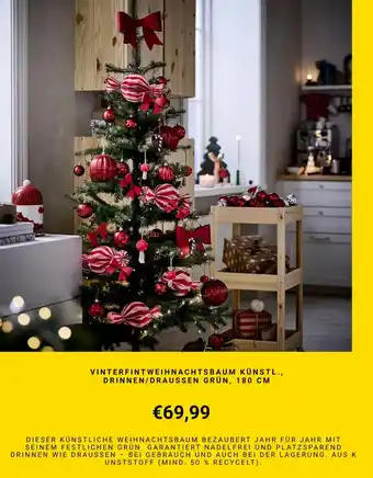 IKEA Vinterfintweihnachtsbaum künstl., drinnen/draussen grün, Angebot