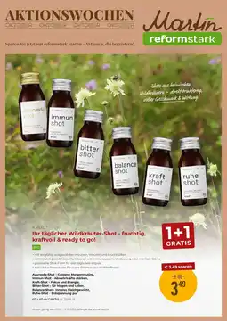 Martin Reformstark Ihr täglicher wildkräuter-shot-fruchtig, kraftvoll & ready to go! Angebot